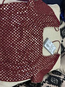 Maroon Sequin Lahenga Choli