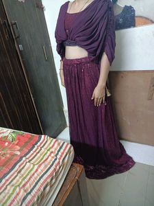 Designer Sequined Lehenga Choli Set