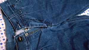 Stylish Blue Denim Ruffle Top and new jeans