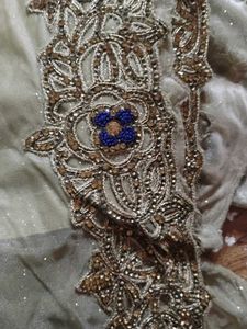 Embroidered Silk Saree