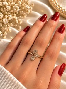 Sparkling Cluster Anti Tarnish Ring