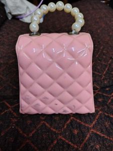 Cute Pink Quilted Heart Clutch