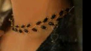 Elegant Black Leaf Necklace