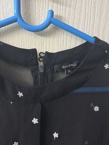 Classic Black Sheer Top
