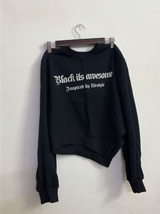 Black Crewneck Sweatshirt