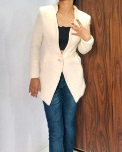 Off White Slim Fit Blazer