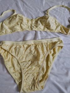 Bra-panty Yellow