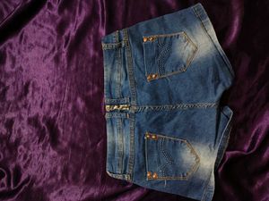 Y2K floral Denim Shorts