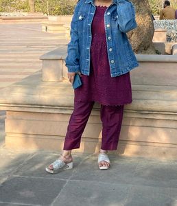 kurta set with dupatta and palazzo