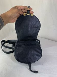 Authentic Chloe Small Marcie Studded Saddle Bag