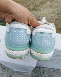 Red tape shoes