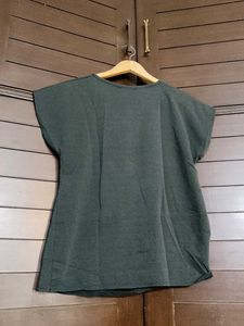 Women Stylish Ruched T-Shirt