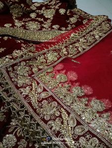 Maroon EMBROIDERY LENGHA CHOLI