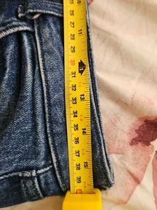 Flared Blue Denim Jeans