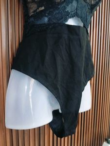 Black Lace Teddy Bodysuit