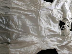 White korean Mini Dress