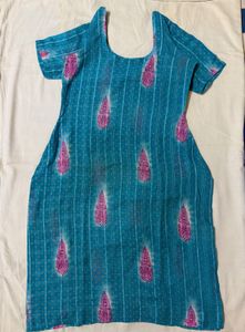 Beautiful Teal &amp; Pink Kurta Set
