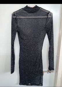 Black Net Dress With Inner