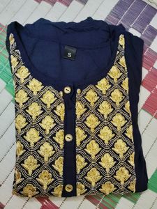 Golden Work Palazzo Kurta Set