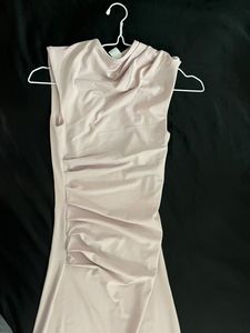Elegant Ruched Sleeveless Dress