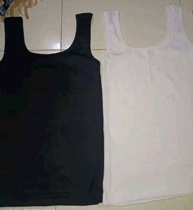 pack of 2 (camisole)Tank Tops (Black &amp; White)