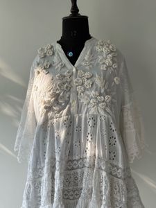 Embroidered Floral Top