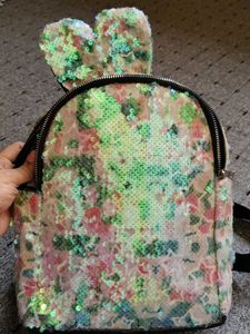 Sequin Floral Mini Backpack