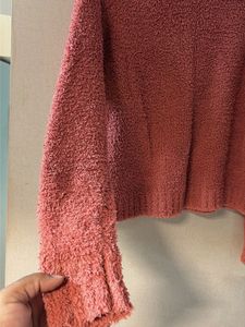 Cozy Mock Neck Teddy Sweater