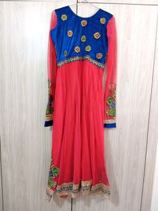 Embroidered Anarkali Suit