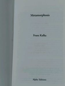 Metamorphosis by Franz Kafka
