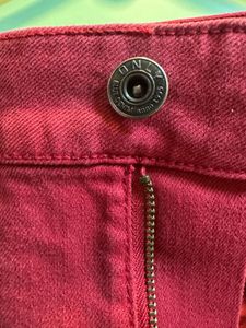 Only Women Regular Mid Rise Rust Jeans