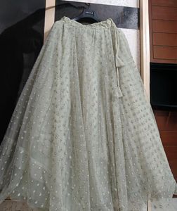 Embellished Net Lehenga set