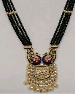 🆕Beautiful kundanjewelry.         peacock design,  jaipurjewelry, kundanjewelry ,  beads, necklace, peacockjewelry, earrings, chain, forever21, beauty, women, choker,