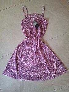 Floral Print Button-Front Sundress