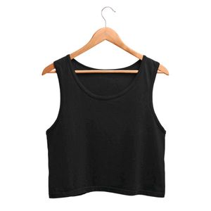 SALE🚨Black Ribbed Crop Tank Top