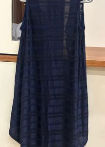 Stylish Navy Blue Ethnic jacket