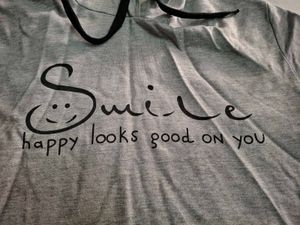 Grey Smile Hoodie