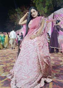 Elegant Pink Sequined Legnga Choli