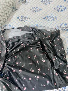 Floral Print Mesh Dress