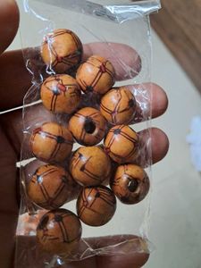 Assorted Wooden Beads.6 pack