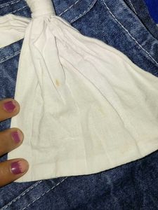 Cute Bow Denim Dress