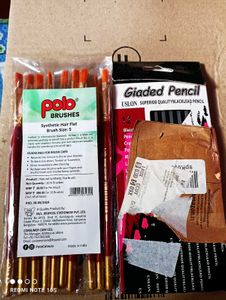 Polo Brushes And Giaded Pencil