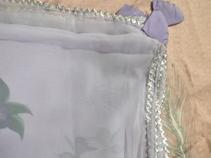 Brand New Lavender Colour Organza Duppata