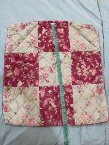 set of 2 pillow  Cover - Beige and red