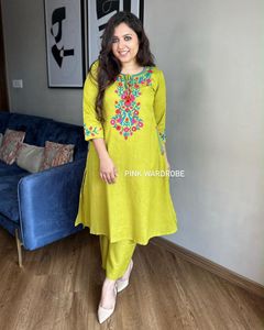 Vibrant Embroidered Co-ord Set