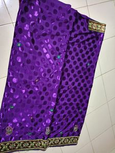 Heavy Sari And Blouse