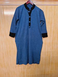 Blue Woolen Kurti (Women's)