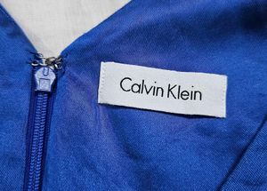 Calvin Klein V-Neck Cocktail Sheath Dress