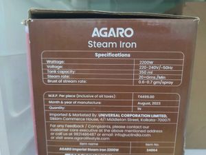 Agaro Imperial Steam Iron