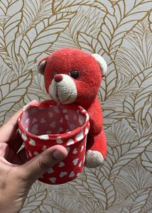 Cute Red Teddy Bear Plush Toy